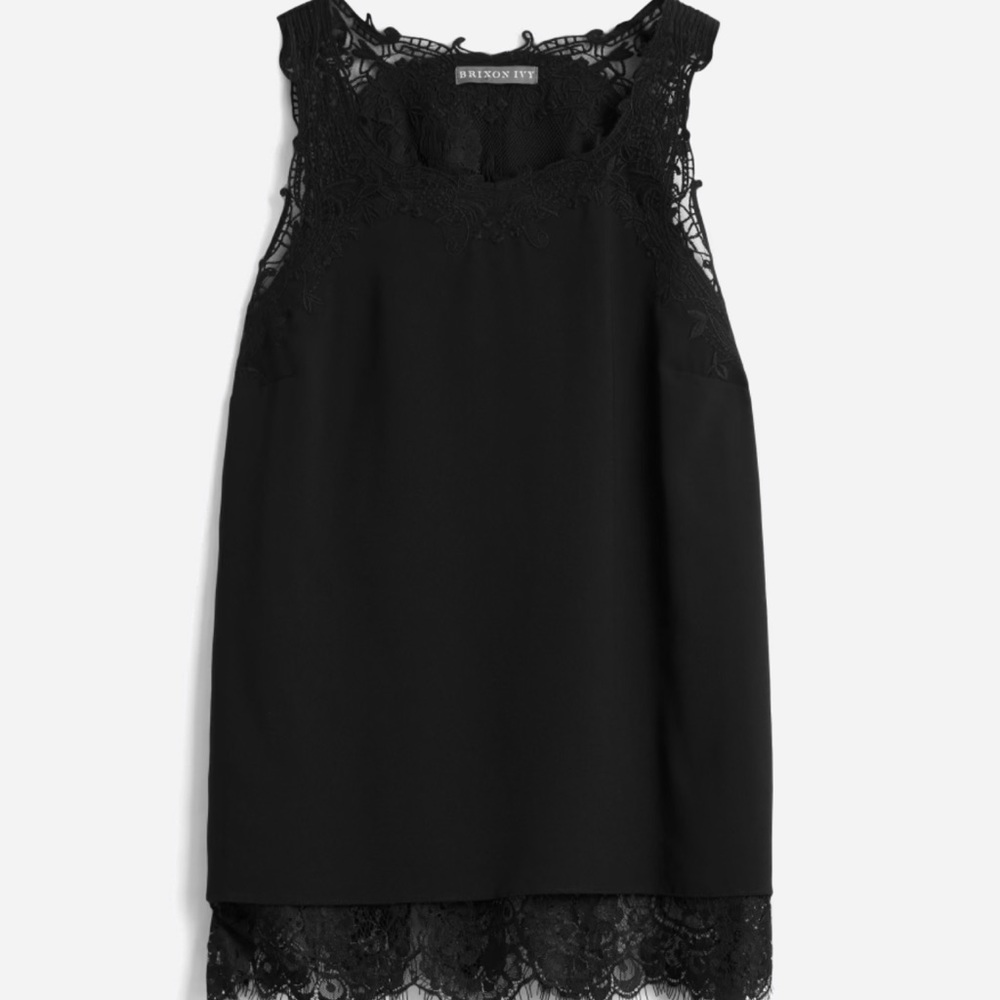 Black lace dress shirt